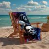 Ultra-Soft Beach Towel with Halloween horror Theme,Ideal for Pool - Camping, Diving - Perfect Travel Essential, Vibrant Beach Towel.