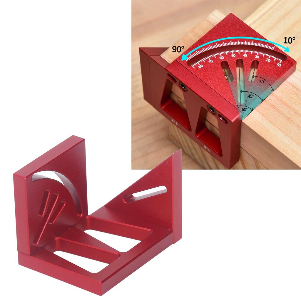 Multi Angle 3D Protractor 45 Degree  Ing Rul  Essential Woodworking Line      Tool for   Centreline