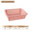 Rechteckiger Kunststoff-Aufbewahrungs- und Abtropfkorb