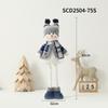 Mittelmeer Blau & Weiß Weihnachtsmütze Figuren Ornamente und Puppen