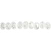 Crystal Glass Beads In Bright Colors and Round and Flattened Shape. Ref 61672