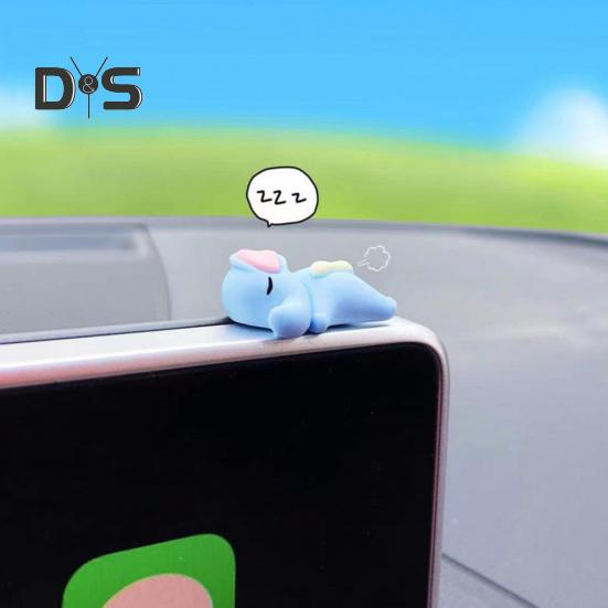 30Pcs Resin Car Ornaments Cute Cartoon Adhesive Decorations for Dashboard Vehicle Interior Accessories