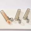 Portable Transparent Mini Storage Box Travel Toothpick Cotton Swab Box Simple Small Object Band-Aid Classification Finishing Box