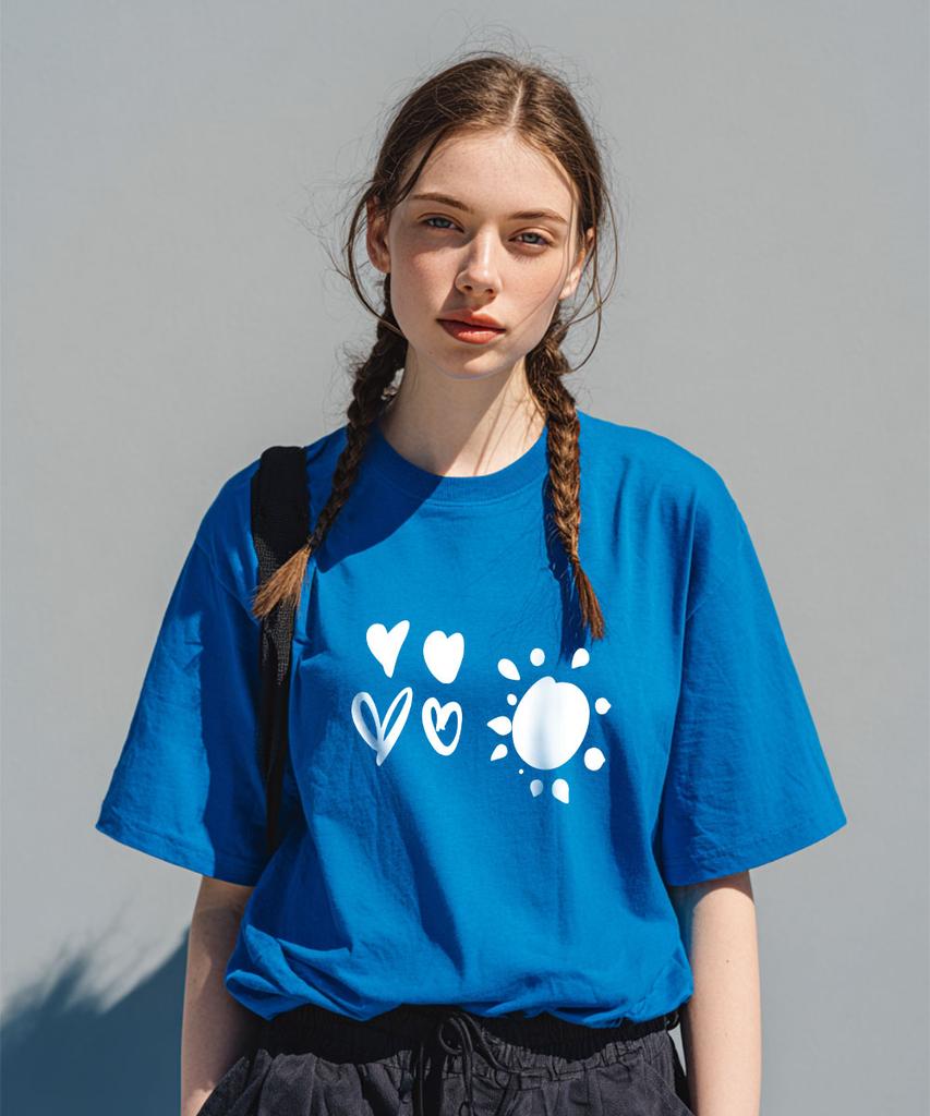 OHP Ohpxquirk Sunbloom Semi-Over Short Sleeve Tee (Type B)