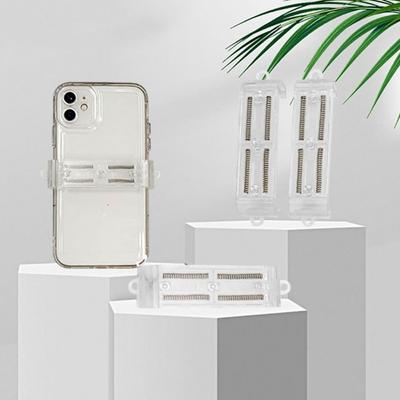 Adjustable Transparent Phone Back Clip Phone Fixed Frame Transparent Phone Clip Holder Universal Ultra-Thin Phone Back Bracket