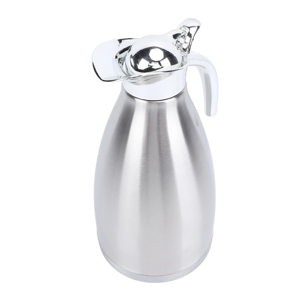 Stainless Steel Thermal Coffee Pot Multipurpose European Style Double Wall Large Capacity Insulated