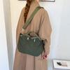 Wasserdichte Nylon-Tragetasche für Damen, große Kapazität, Umhänge-Crossbody-Handtasche mit Reißverschluss