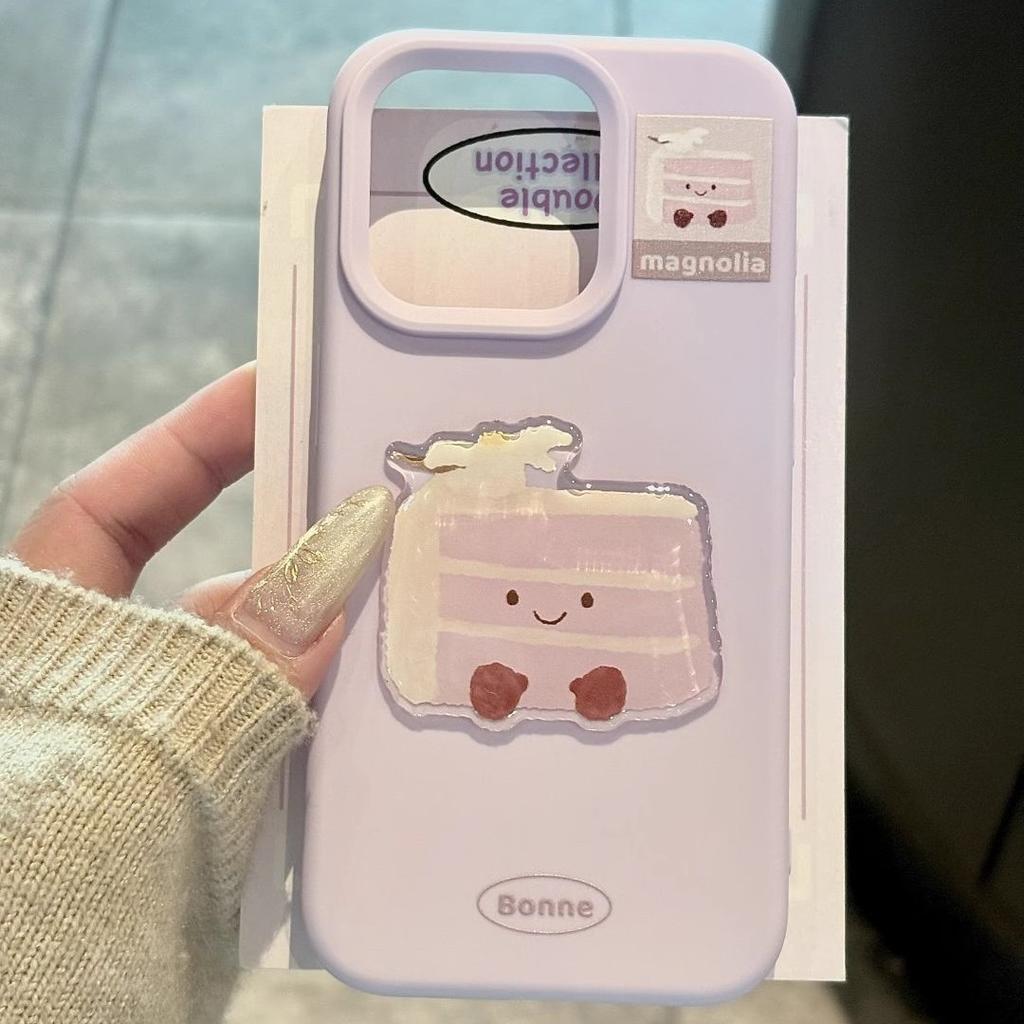 Cute Milk and Fun Cake 16promax Mobile Phone Case IPhone 15 Silicone 12 Apple 14 Suitable for 13