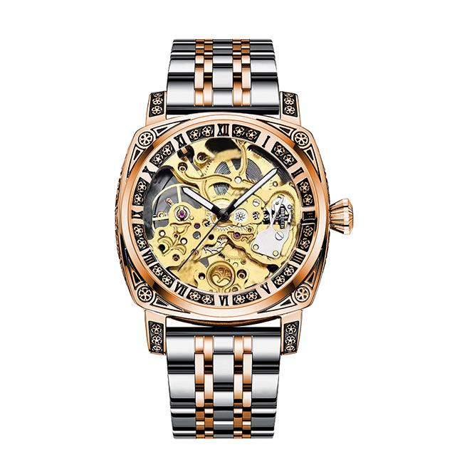 Reloj Mecánico de Lujo Suizo TWCIS Resistente al Agua para Celebridades con Diseño de Alta Calidad