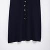 2025 Spring Women's European & American Slim Knit Sleeveless Single-Breasted High-Waisted Dress
