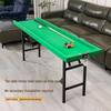 Five-Point Portable Folding Snooker Table with Iron Legs