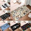 Colorful Dog Paw Print LOVE Non-slip Machine Washable Soft Entry Doormat Entrance Living Room Bedroom Home Decor Carpet Rug