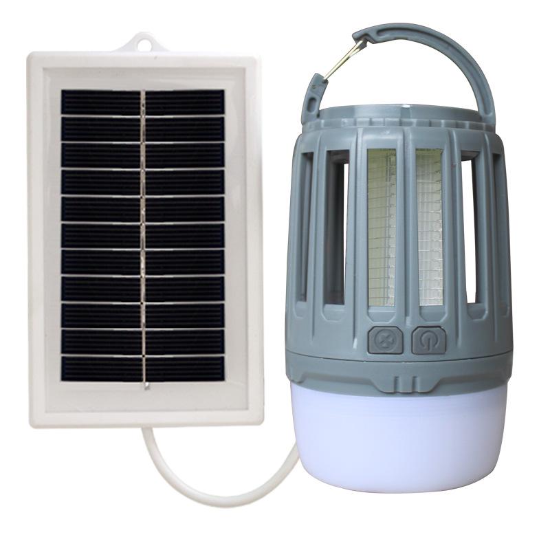 Solar-Powered Outdoor Waterproof Mosquito Killer and Emergency Light