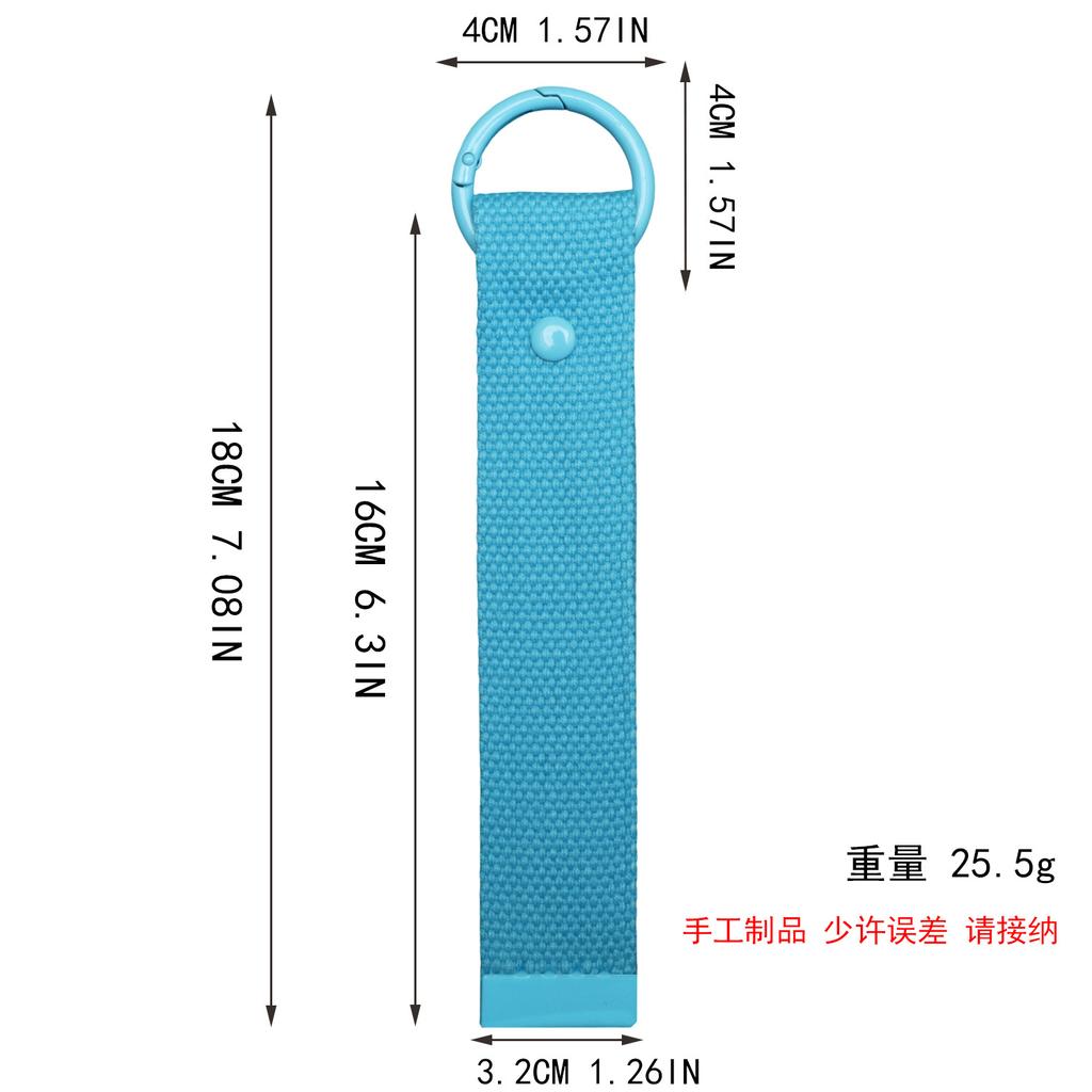 Korean Handmade Webbing Cloth Sticker Diy Pendant Keychain Bag Pendant Dopamine Ins Polyester Pendant