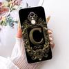For Redmi 5 Case Cover Transparent Luxury Crown A-Z Letters 2D Flat Pattern Soft Casing For Redmi MDG1 MDI1