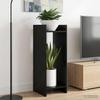Plant Stand Black Oak 30 x 30 x 80 cm Engineered Wood