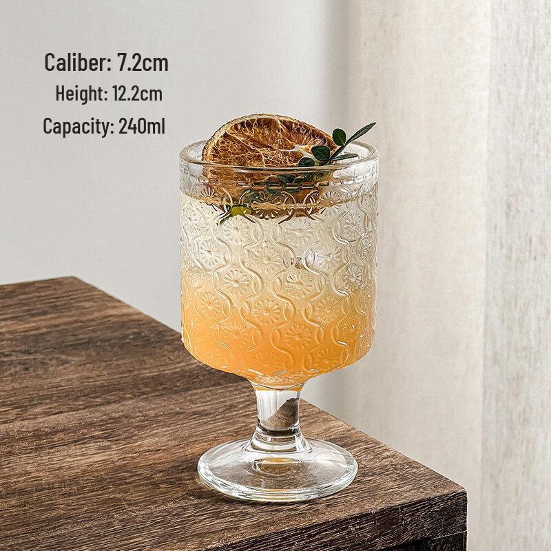 ZISIZ Aesthetic Retro Mulled Wine Glass