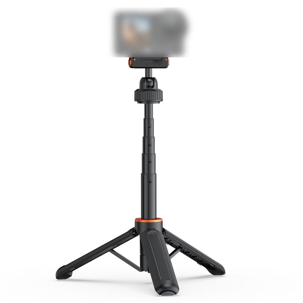 Action Camera Selfie Stick Treppiede Magnetico Rilascio Rapido Supporto Testa Sferica Rotante a 360° Estensibile Portatile Adatto per
