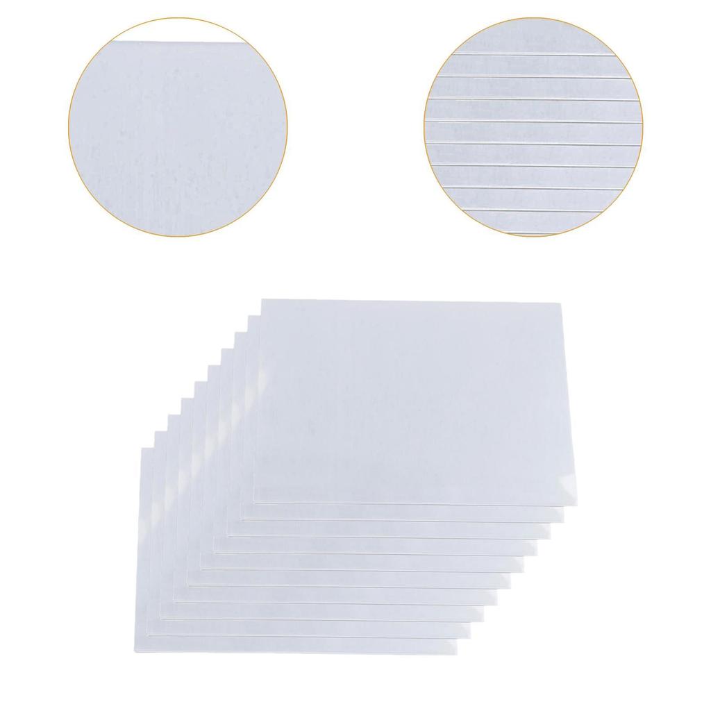 10 Pieces Heat Shrink Plastic Sheets for Buttons, Gift Tags, Zipper Pulls Hand Making Material Versatile DIY Accessory 14.5x20cm