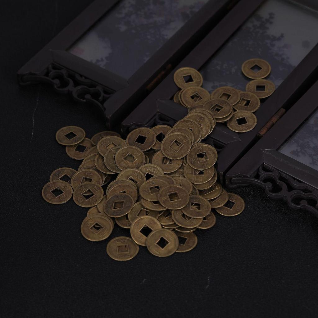 Mini Bagua Kupfermünzen Anhänger Ornament für DIY-Projekte