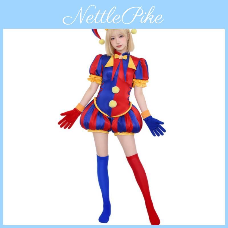 The Amazing Digital Circus Pomni Cosplay Attire With Creative Theme For Halloween Performances