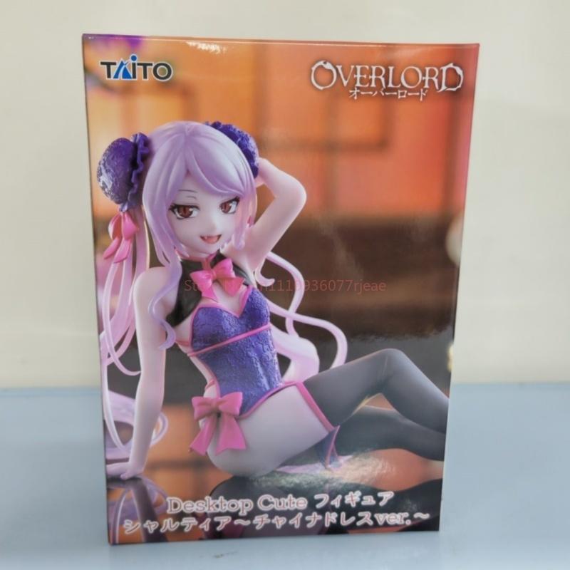 NEU Original TAITO OVERLORD 13cm Shalltear Qipao Ver. Schreibtisch Niedliche PVC-Figur Sammlermodell Spielzeug Geschenk