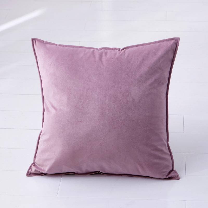 Plain Pillow Cover for Sofa Car Velvet Cushion Cover 40x40 Ornamental Pillows for Living Room Home Decor Smooth Throw Pillowcase
