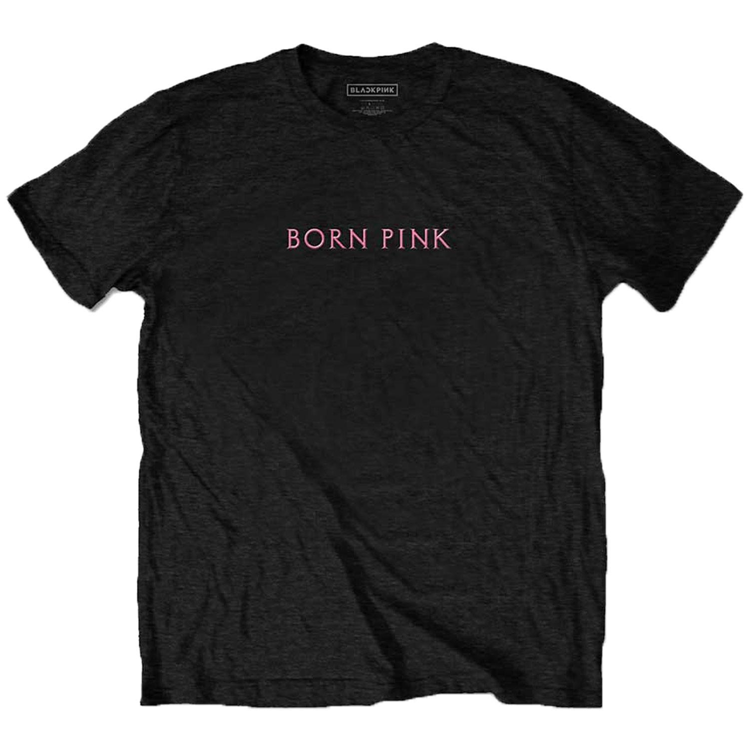 Men s BlackPink Born Pink T-shirt Small Black XL