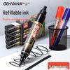 Jin Wannian Refillable Oil-Based Double-Ended Marker for Logistics.