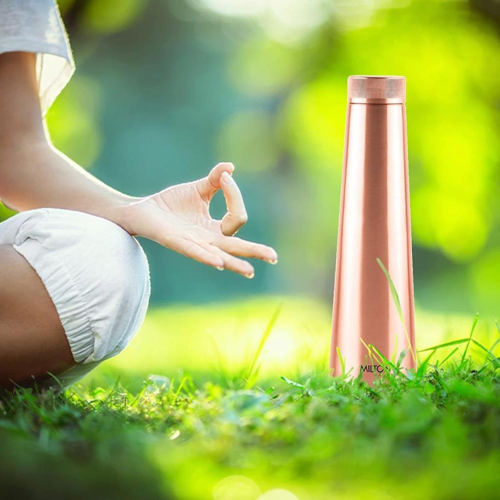 Copper Delight 1000 Wasserflasche, 915 ml, 1 Stück, Kupfer, auslaufsicher, Büroflasche, Fitnessflasche, Yogaflasche, Zuhause, Küche, Wandern