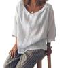 European & American Style Loose Fit Long Sleeve Top - Women's Classic Autumn Round Neck