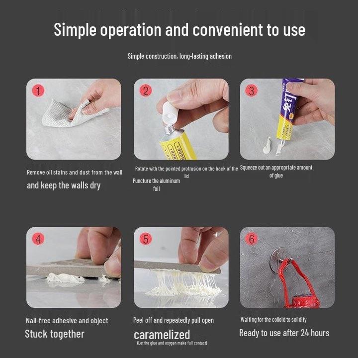 Newcomer Exclusive: Nail-Free Stick-on Adhesive for Wall Skirting & Tiles - 0.01 Free Shipping