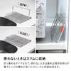 CB Japan Water Bottle Drainer Compact Stainless Atomic Stand, Foldable, Storage, Steel,