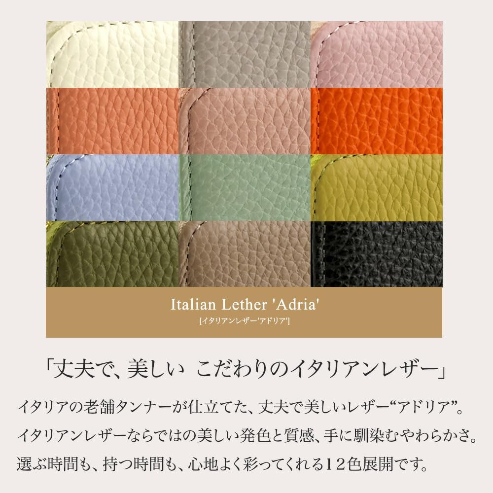 Pragma Bellows Mini Holds All Genuine Italian Wallet Women's Wallet, Cards, Leather, Zip-Around (Coral Pink)