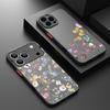 Black Rose Lotus Flower Print Phone Case For iPhone 17 Air 16 15 14 Pro Max 13 16 17 Pro 16e 17 Matte Shockproof Soft Edge Hard Cover