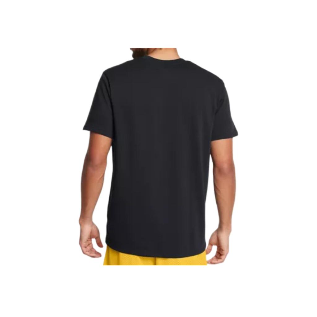 Under Armour Curry Series Logo Moisture-Wicking Crew Neck T-Shirt Men Tops Black 1387107-001