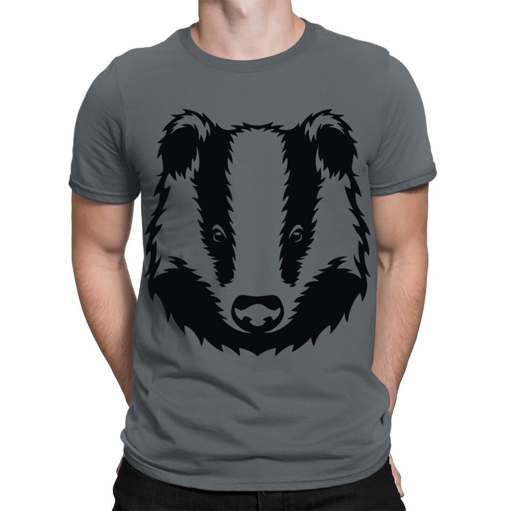 Badger Animal Face Ani Mates Funny Novelty Mens Womens TShirts Tee Top TA38