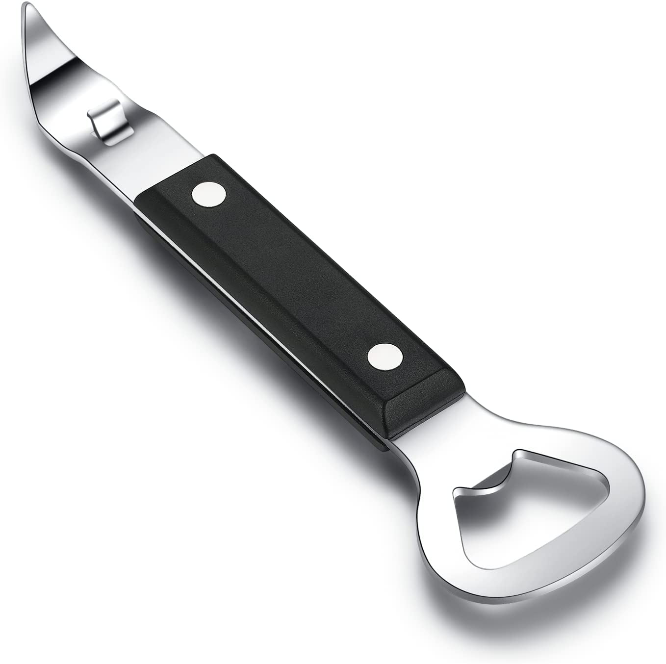 Manual stainless steel can opener, 1 piece, can also be used as a bottle opener 1PCS