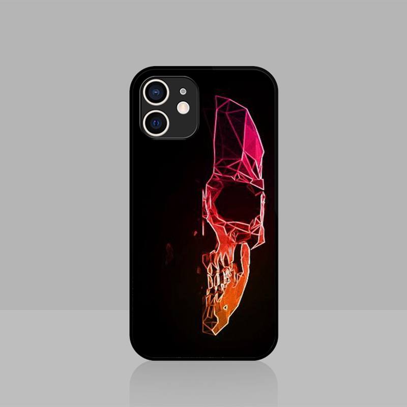 Skeleton Skull Cool Phone Case For Iphone 7 8 Plus X Xr Xs 11 12 13 Se2020 Mini Mobile Iphones 14 Pro Max Case