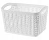 Universal Basket, White, Oblong, Woven, 10 X 16 X 12 Cm