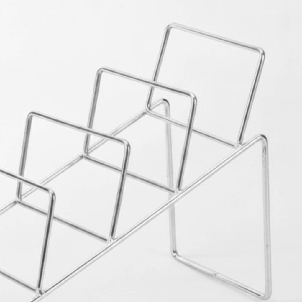 Wallet Display Stand with Tiers 5 Tier Rack Metal for Boutiques, Shops, Retail Store,