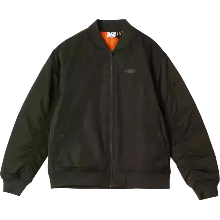 

Puma Flight Retro Soft Solid Color Warm Cotton Jacket Unisex Jacket Military-Green 689589-60 XS