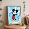 Disney oil painting kit painting art Mickey Mouse bedroom wall decoration handmade diy gift