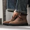 Workwear Ankle Men's Leather Boots High-quality Men's Cowhide Suede Fashionable and Versatile Outdoor Work Boots Desert Shoes
