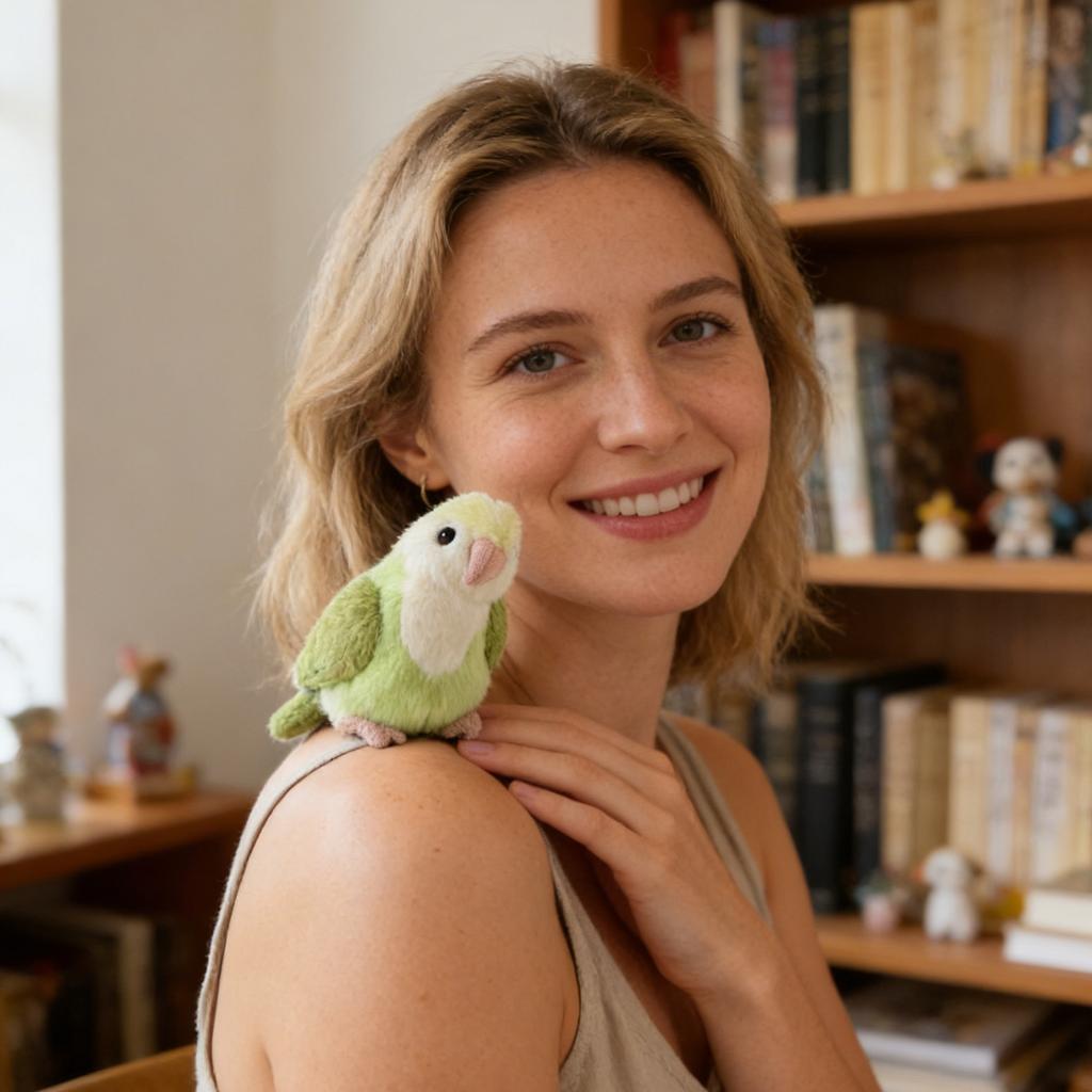 Parrot Plush Toys, Plush Ornaments, Bed Comfort Toys, Girl'S Rag Doll Gift, Cartoon, Children'S Rag Doll, Children'S Gift Toys