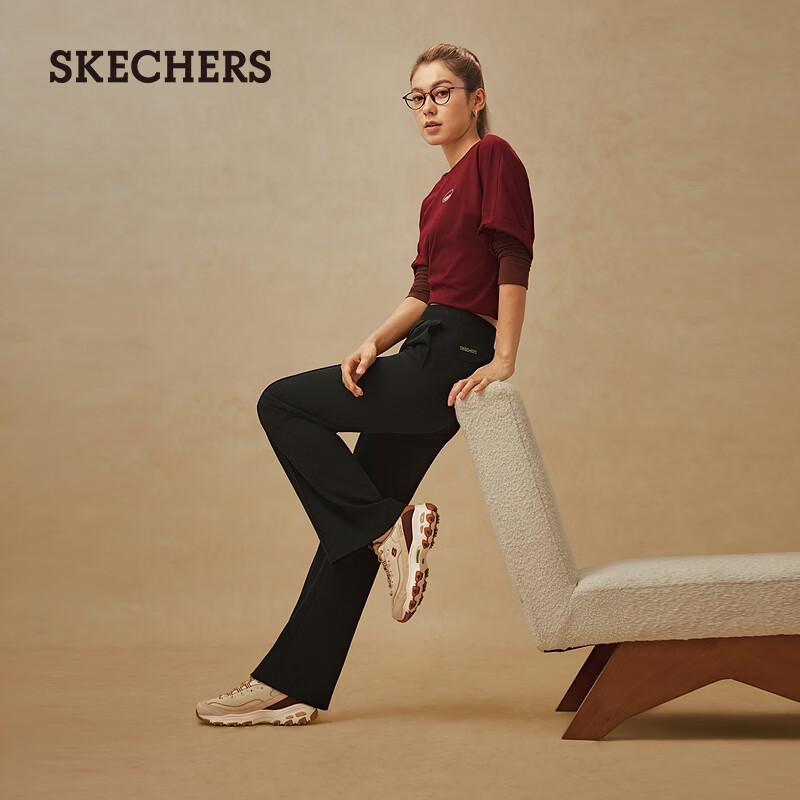 Skechers Women's Slim Fit Knitted Casual Pants L226W023