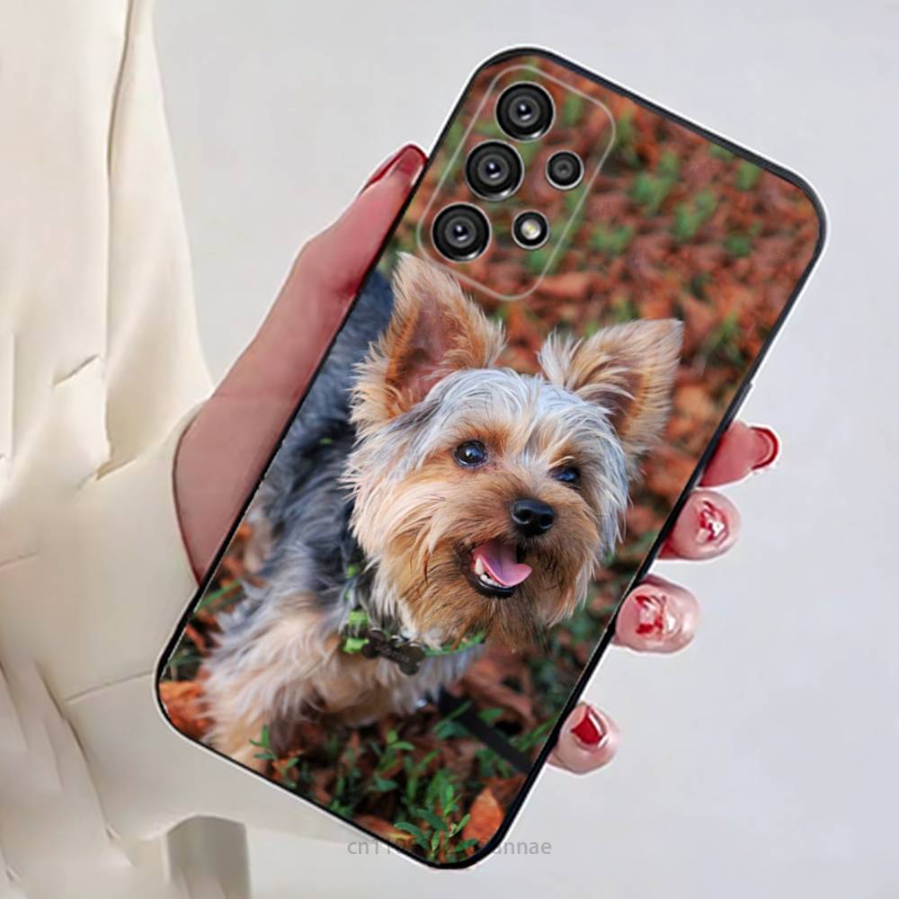 

Yorkshire terrier dog Phone Case for Samsung Galaxy A73,23,53,33,14,24,13,72,22,52,32,54,A34 Soft Cover Samsung A70