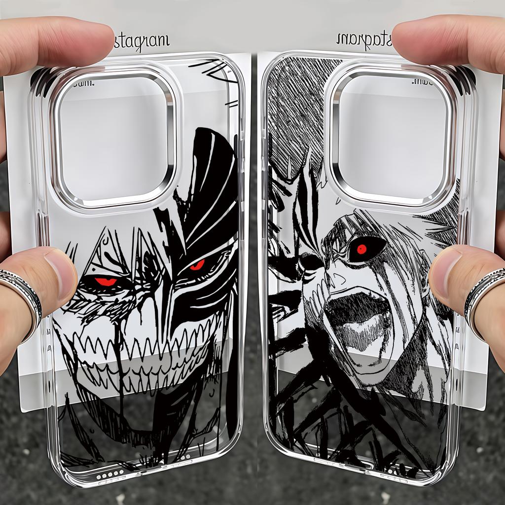 Phone Case Anime B-BLEACHS For iPhone 17 16e 16 15 14 13 12 11 mini Pro Max X XR XSMAX 8 7 Air Plus Transparent Soft Cover
