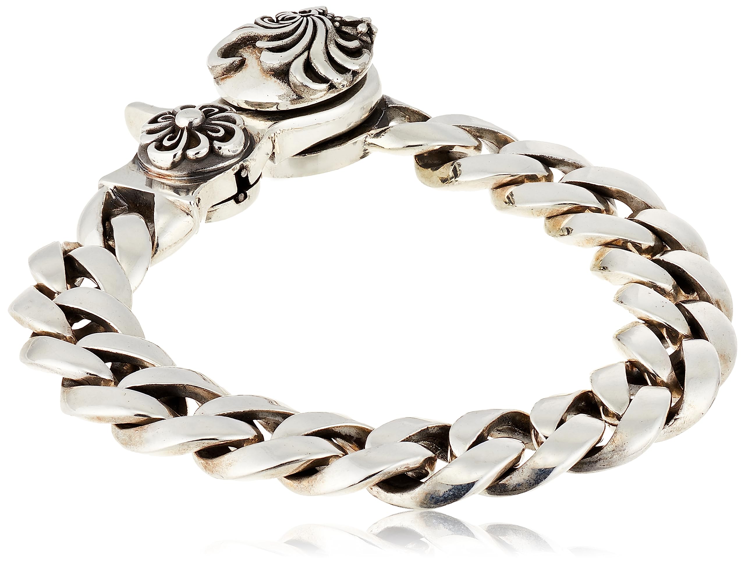 

Срібний браслет 1BR105A0SV [Левове серце]