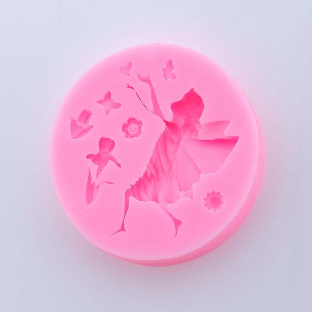 Angel Cake Topper Candy Baking Gumpaste Mould Cupcake Mold Bakeware Cake Decorating Tools Fondant